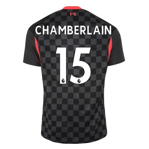 Camiseta Liverpool NO.15 Chamberlain Tercera equipo 2020-2021 Negro